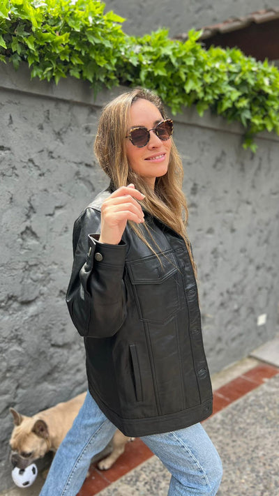 Black Palermo Leather Jacket