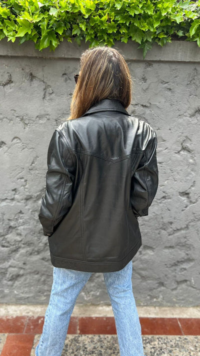 Black Palermo Leather Jacket