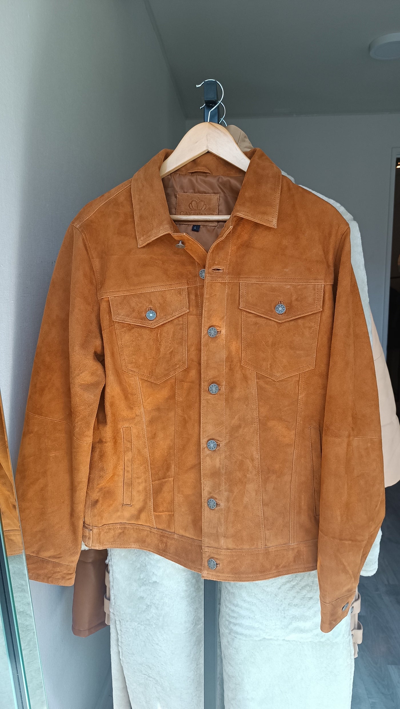 Chaqueta Gamuza Hombre Tokio Camel