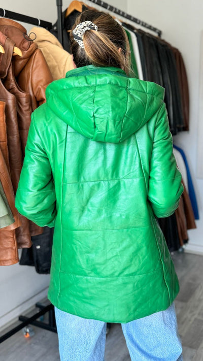 Ottawa Leather Puffer Green 