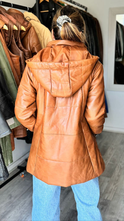 Parka Cuero Ottawa Camel