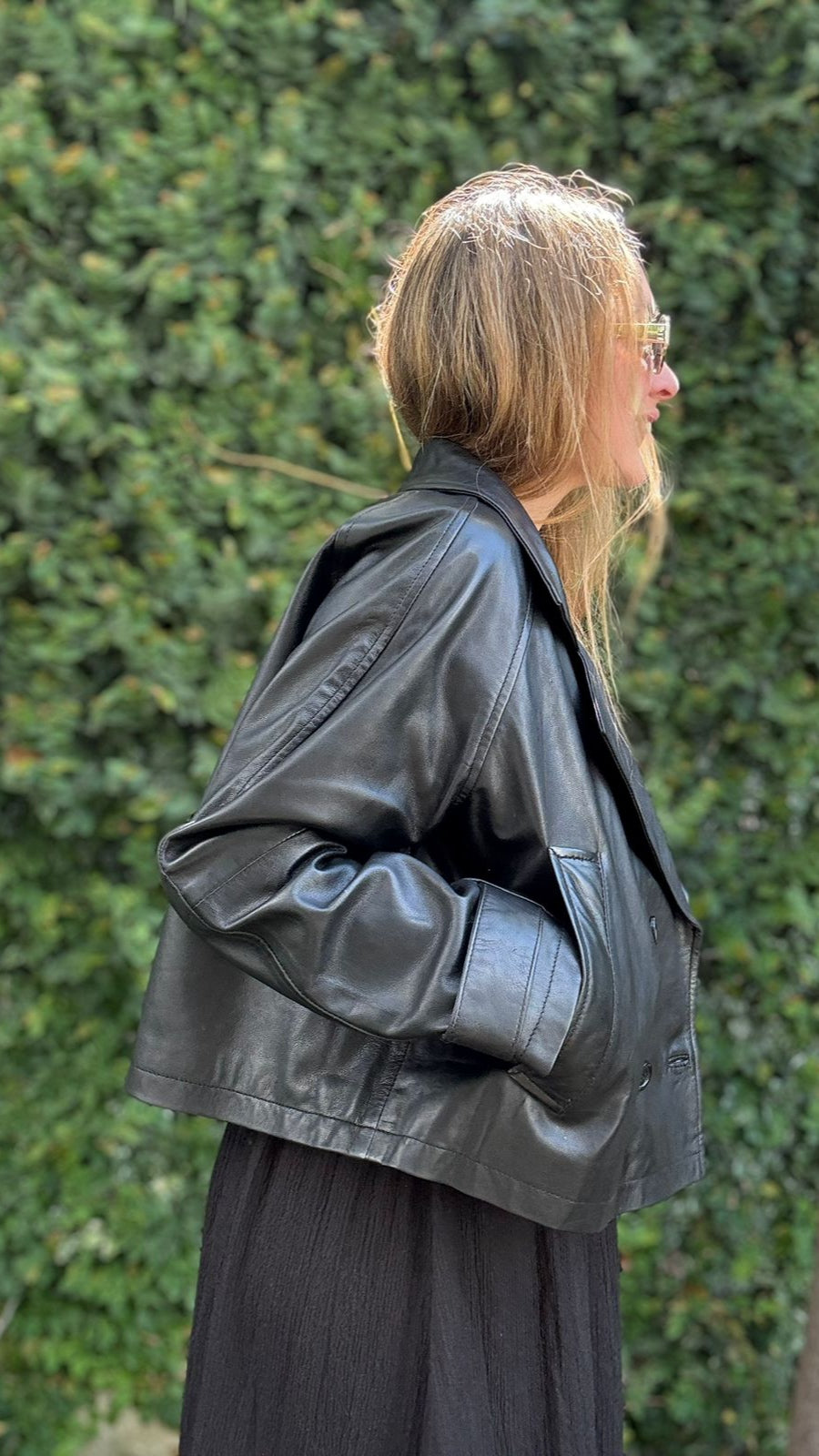 Siminic Black Leather Jacket