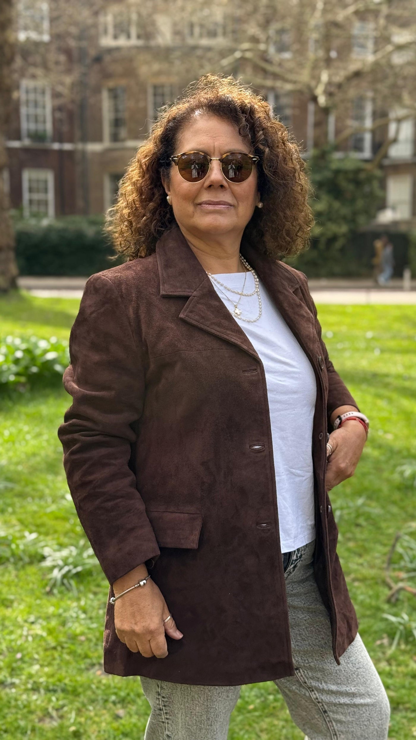 Blazer Gamuza Madison Chocolate